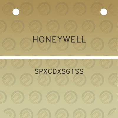 honeywell-spxcdxsg1ss