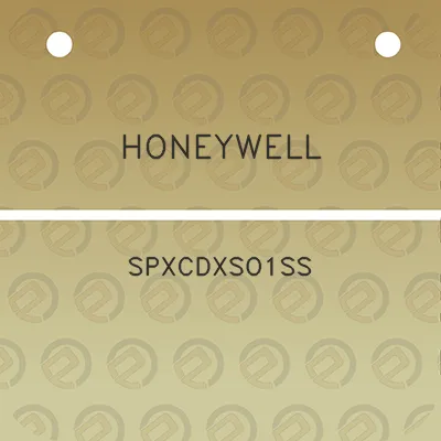 honeywell-spxcdxso1ss