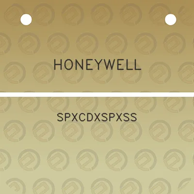 honeywell-spxcdxspxss