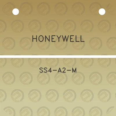 honeywell-ss4-a2-m