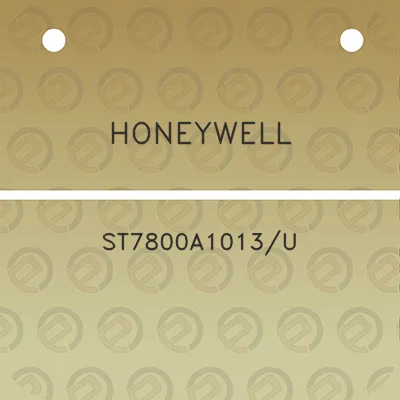 honeywell-st7800a1013u