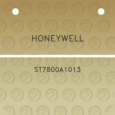 honeywell-st7800a1013