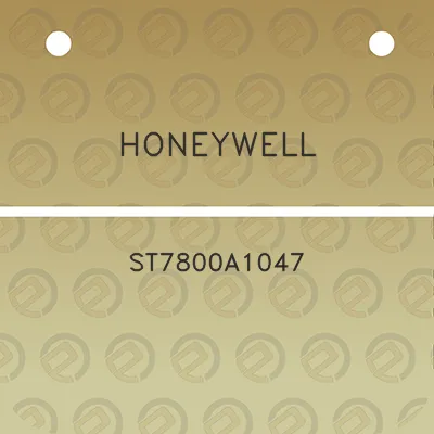 honeywell-st7800a1047