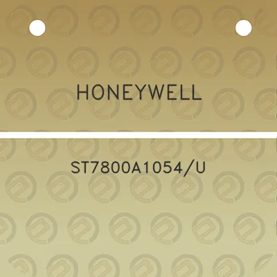 honeywell-st7800a1054u