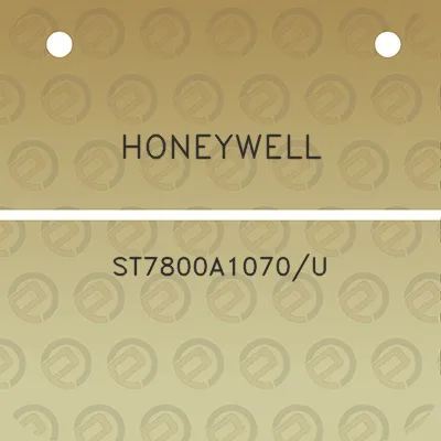 honeywell-st7800a1070u