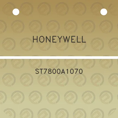 honeywell-st7800a1070