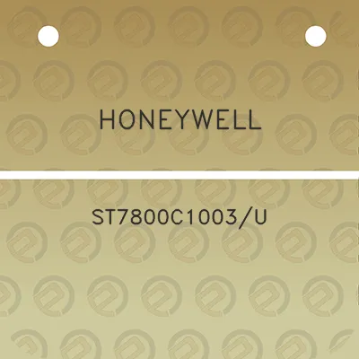 honeywell-st7800c1003u