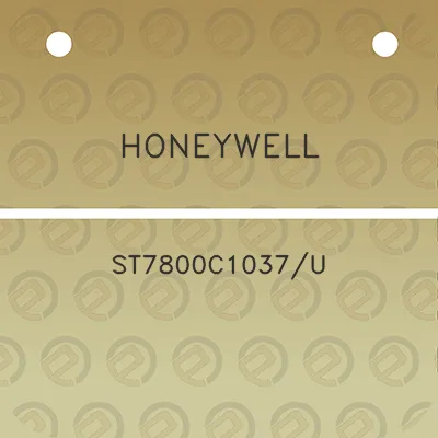 honeywell-st7800c1037u