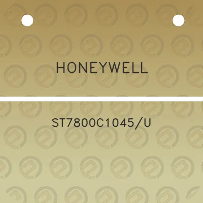 honeywell-st7800c1045u