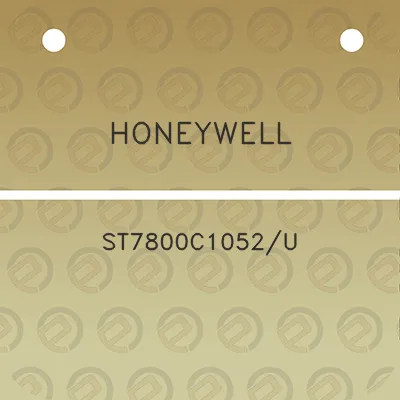 honeywell-st7800c1052u