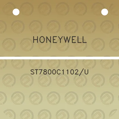 honeywell-st7800c1102u