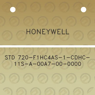 honeywell-std-720-f1hc4as-1-cdhc-11s-a-00a7-00-0000