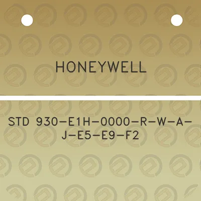 honeywell-std-930-e1h-0000-r-w-a-j-e5-e9-f2