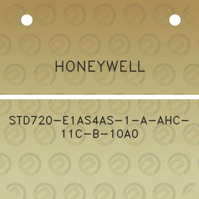 honeywell-std720-e1as4as-1-a-ahc-11c-b-10a0