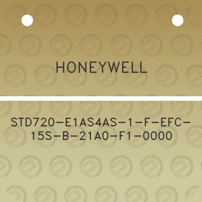 honeywell-std720-e1as4as-1-f-efc-15s-b-21a0-f1-0000