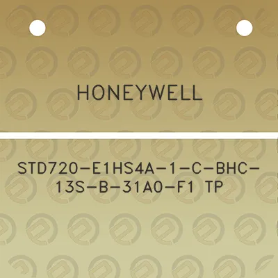 honeywell-std720-e1hs4a-1-c-bhc-13s-b-31a0-f1-tp