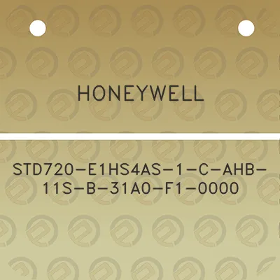 honeywell-std720-e1hs4as-1-c-ahb-11s-b-31a0-f1-0000