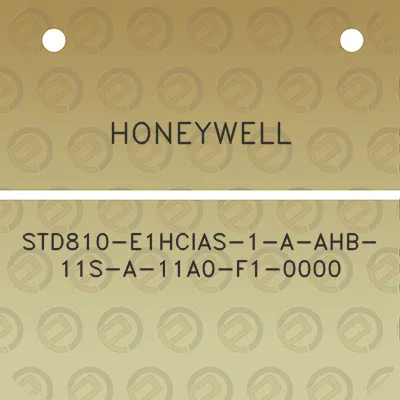 honeywell-std810-e1hcias-1-a-ahb-11s-a-11a0-f1-0000