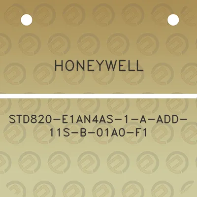 honeywell-std820-e1an4as-1-a-add-11s-b-01a0-f1