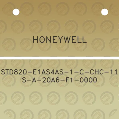 honeywell-std820-e1as4as-1-c-chc-11-s-a-20a6-f1-0000