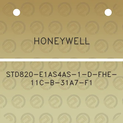 honeywell-std820-e1as4as-1-d-fhe-11c-b-31a7-f1