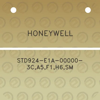 honeywell-std924-e1a-00000-3ca5f1h6sm