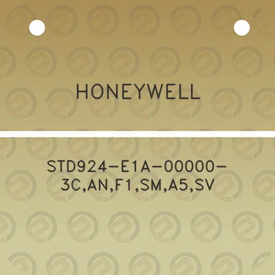 honeywell-std924-e1a-00000-3canf1sma5sv