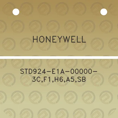 honeywell-std924-e1a-00000-3cf1h6a5sb