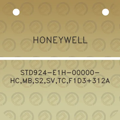 honeywell-std924-e1h-00000-hcmbs2svtcf1d3312a