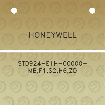 honeywell-std924-e1h-00000-mbf1s2h6zd