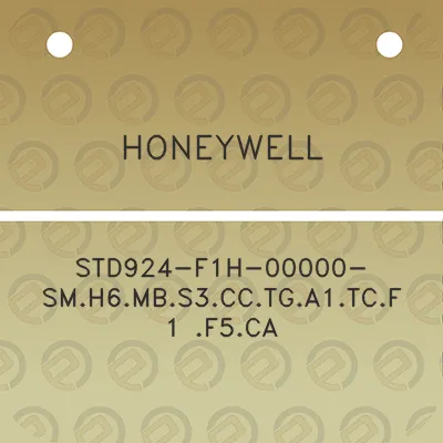 honeywell-std924-f1h-00000-smh6mbs3cctga1tcf1-f5ca