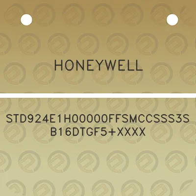 honeywell-std924e1h00000ffsmccsss3sb16dtgf5xxxx