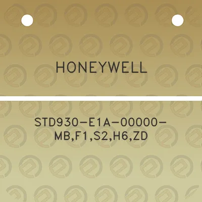 honeywell-std930-e1a-00000-mbf1s2h6zd