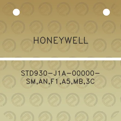 honeywell-std930-j1a-00000-smanf1a5mb3c