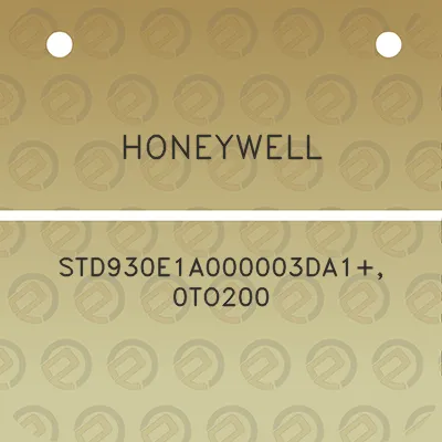 honeywell-std930e1a000003da1-0to200