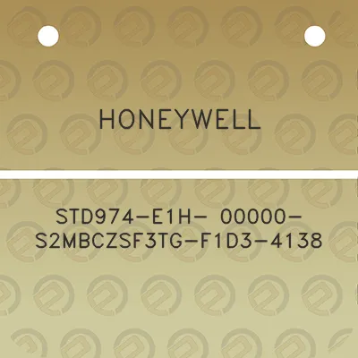 honeywell-std974-e1h-00000-s2mbczsf3tg-f1d3-4138