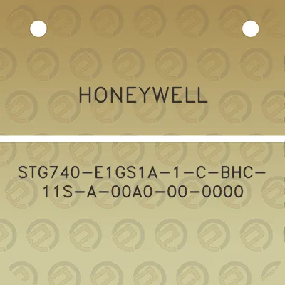 honeywell-stg740-e1gs1a-1-c-bhc-11s-a-00a0-00-0000