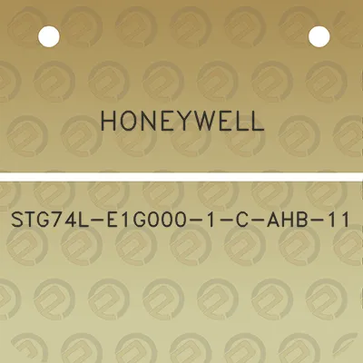 honeywell-stg74l-e1g000-1-c-ahb-11