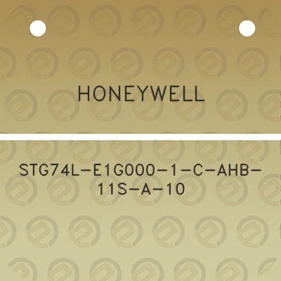 honeywell-stg74l-e1g000-1-c-ahb-11s-a-10