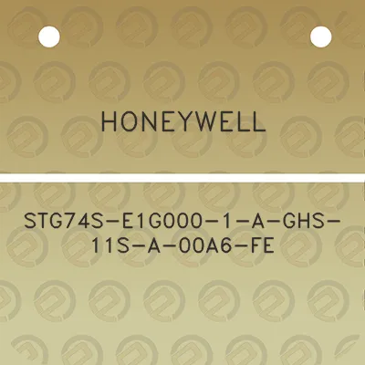 honeywell-stg74s-e1g000-1-a-ghs-11s-a-00a6-fe