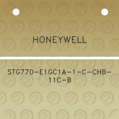 honeywell-stg770-e1gc1a-1-c-chb-11c-b