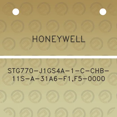 honeywell-stg770-j1gs4a-1-c-chb-11s-a-31a6-f1f5-0000