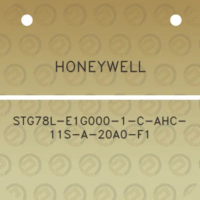 honeywell-stg78l-e1g000-1-c-ahc-11s-a-20a0-f1