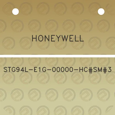 honeywell-stg94l-e1g-00000-hcsm3