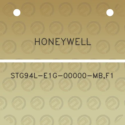 honeywell-stg94l-e1g-00000-mbf1