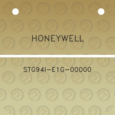 honeywell-stg94l-e1g-00000