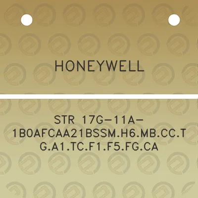 honeywell-str-17g-11a-1b0afcaa21bssmh6mbcctga1tcf1f5fgca