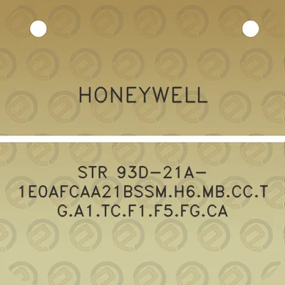 honeywell-str-93d-21a-1e0afcaa21bssmh6mbcctga1tcf1f5fgca