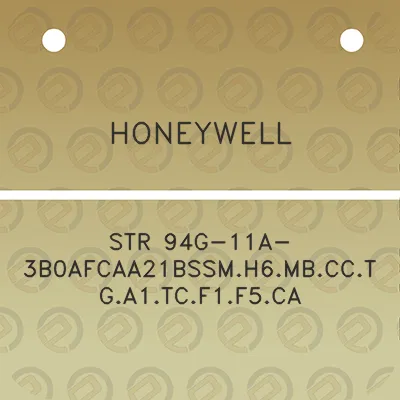 honeywell-str-94g-11a-3b0afcaa21bssmh6mbcctga1tcf1f5ca