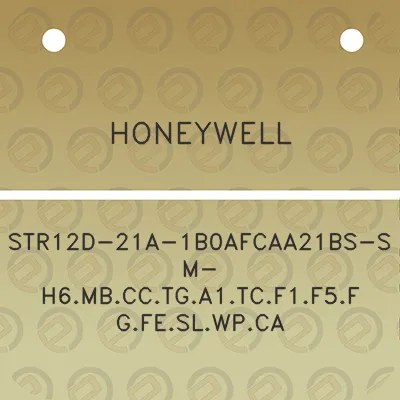 honeywell-str12d-21a-1b0afcaa21bs-sm-h6mbcctga1tcf1f5fgfeslwpca